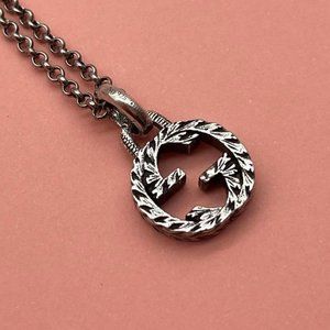 Gucci Classic Interlocking Double G Sterling Silver To Make Old Necklace